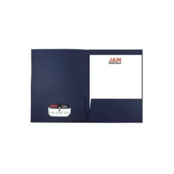 JAM Paper Two-Pocket Textured Linen Business Folders Navy Blue Bulk 25/Pack 386LNAA -Office Supplies GUEST 3dc1b7ba cdc8 447e a7f5 76957da99fb2