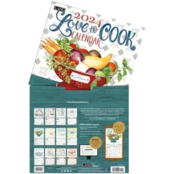 Lang 2024 Wall Calendar 24"x12" Love To Cook -Office Supplies GUEST 4047b666 79bf 4961 b400 7e5ddb59d649