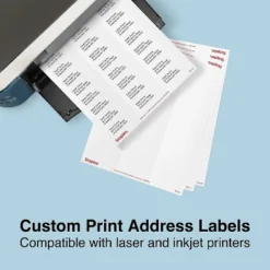 MyOfficeInnovations Laser/Inkjet Address Labels 1" X 2 5/8" White 30 Labels/Sheet 479884 -Office Supplies GUEST 41b025cb d09e 4a2f a038 b9a0b94af906