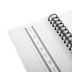 Juvale 200 Page Salon Appointment Book For Hair Stylist, Undated, Daily Planner, Hourly Spiral Book, Marble Design, 2 Columns, 14 X 5 In -Office Supplies GUEST 432c66f9 5d32 4a8e 85c1 7dbb13b6cfcb