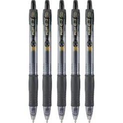 Pilot G2 Retractable Gel Pen Bold Point Black Ink 5/Pack (31303) 755962