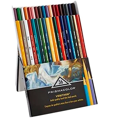 Prismacolor Verithin Non-Smearing Colored Pencils, Assorted Colors, Set Of 36 2 Prismacolor Verithin Non-Smearing Colored Pencils, Assorted Colors, Set Of 36 - Image 2