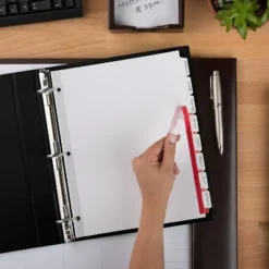 Avery Print & Apply Clear Label Dividers W/White Tabs 8-Tab Letter 25 Sets 11447 -Office Supplies GUEST 48ab263f 87e1 4da0 9f5a 7d5adfdafb64 1