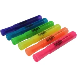 School Smart Highlighter, Chisel Tip, Tank Style, Assorted, Pack Of 48