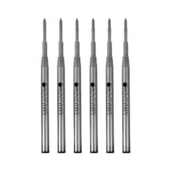 Monteverde Ballpoint Pen Refill Fine Point Blue Ink 6 Pack (M423BB)