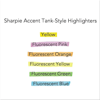 Sharpie Accent Tank Style Highlighter Chisel Tip Pink Dozen 25009 1 Sharpie Accent Tank Style Highlighter Chisel Tip Pink Dozen 25009