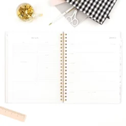 Sugar Paper Essentials 2024 Planner 11"x9.5" Weekly/Monthly Frosted Pink -Office Supplies GUEST 4ce3e79f 4474 4ca1 a789 c55ebf44e5c1
