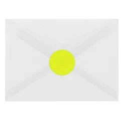 JAM Paper Circle Sticker Seals 1 2/3" 120ct - Neon Yellow -Office Supplies GUEST 4f1f70b7 c2be 4a44 bf2b b90340f4a6cb