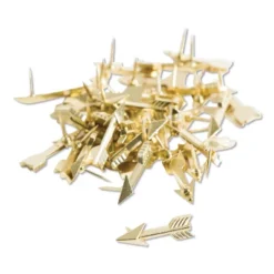 U Brands Fashion Push Pins Steel Gold 3/8" 36/Pack 3083U06-24
