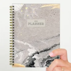 TF Publishing 2024 Weekly/Monthly Planner 8"x6.5" Stone & Marble -Office Supplies GUEST 4fb712ac 5046 4ac2 8986 351204cc260d