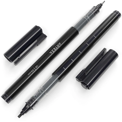 Arteza Liquid Micron Pen Black Pigment Ink - 9 Piece 1 Arteza Liquid Micron Pen Black Pigment Ink - 9 Piece