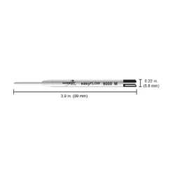 Schmidt Ink Schmidt 9000 Easy Flow Hybrid Ballpoint Refill Fits Parker Ballpoint Pens Medium Black 2 -Office Supplies GUEST 509c677b 2b89 4fd1 94a7 25f87b4c6ab9