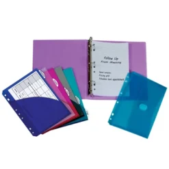 C-Line® Mini Binder Starter Kit, Assorted, Pack Of 2
