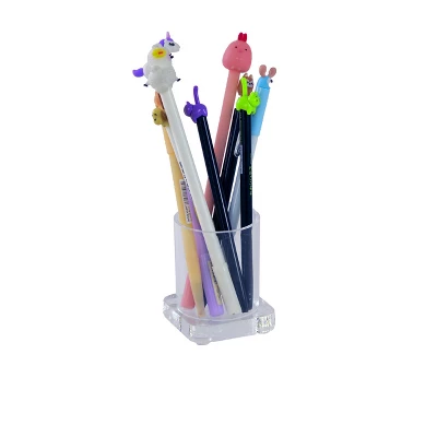 Azar Displays Small Single Cylinder Deluxe Clear Acrylic Cup Holder 6 Azar Displays Small Single Cylinder Deluxe Clear Acrylic Cup Holder - Image 6