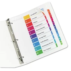 Avery Ready Index Customizable Table Of Contents Asst Dividers 10-Tab 11 X 9 1/2 11165 -Office Supplies GUEST 54a9301a 0357 4580 ace9 686f3f828e73
