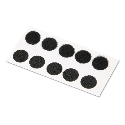 VELCRO® Velcro Sticky-Back Fasteners 3/4" Dia. Coins Black 200/BX 91823 1 VELCRO® Velcro Sticky-Back Fasteners 3/4" Dia. Coins Black 200/BX 91823