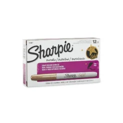 Sharpie Metallic Permanent Markers Gold Dozen 1823887