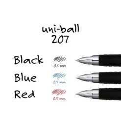 Uni-ball Uniball 207 Retractable Gel Pens Micro Point 0.5mm Red Ink Dozen (61257) 12 Uni-ball Uniball 207 Retractable Gel Pens Micro Point 0.5mm Red Ink Dozen (61257) -Office Supplies GUEST 56048776 e0db 40c1 bddc 067859912c49 1