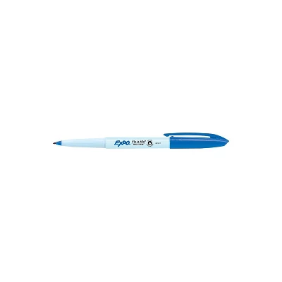 EXPO Vis-à-Vis Wet-Erase Marker Fine Point Blue Dozen 16003 2 EXPO Vis-à-Vis Wet-Erase Marker Fine Point Blue Dozen 16003 - Image 2