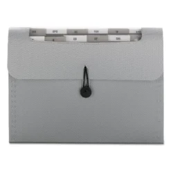 Smead Step Index Organizer 12-Pocket Letter Poly Silver 70903 -Office Supplies GUEST 56415cf2 d1be 460d 888d 26b1cd52bf21