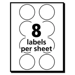 Avery Printable Removable Color-Coding Labels 1 1/4" Dia Neon Orange 400/Pack 05476 -Office Supplies GUEST 568c6abe 32aa 4e71 b08d 89ce96242426