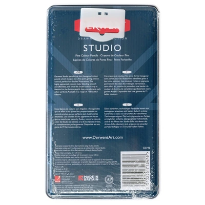 Studio Colored Pencils Multicolor - Derwent 12ct 4 Studio Colored Pencils Multicolor - Derwent 12ct - Image 4