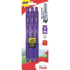 Pentel EnerGel-X Retractable Roller Gel Pen BL107BP3V