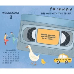 Trends International Inc. 2024 Daily Desk Calendar 4.25"x5" Friends -Office Supplies GUEST 57fc22c7 eeb6 4228 aa46 a9e77de9638e