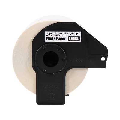 Brother DK-1247 Large Shipping Paper Labels 6-4/10" X 4-7/100" Black On White 180 Labels/Roll 3 2 Brother DK-1247 Large Shipping Paper Labels 6-4/10" X 4-7/100" Black On White 180 Labels/Roll 3 - Image 2