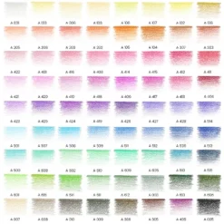 Arteza Colored Pencils With Case, 72 Assorted Vibrant Colors, Pencil Crayons For Coloring Books And Journals, Triangular Shape, Art Supplies