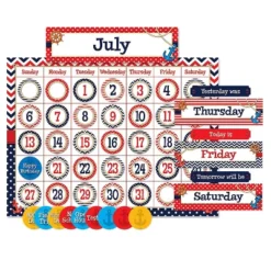 TEACHER CREATED RESOURCES Nautical Calendar Bb Set 5492