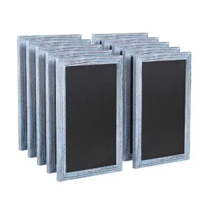 Merrick Lane Set Of 10 Wall Mount Magnetic Chalkboards 15 Merrick Lane Set Of 10 Wall Mount Magnetic Chalkboards - Image 15