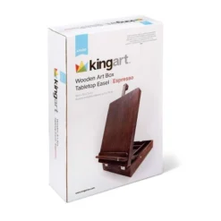 Kingart Wooden Art Box Tabletop Easel - Espresso -Office Supplies GUEST 5e6ee832 d174 4a59 8903 143ea5a50ddd