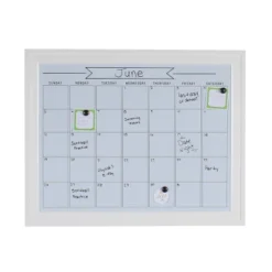 23.5" X 29.5" Bosc Magnetic Dry Erase Board White - DesignOvation -Office Supplies GUEST 5f3b79bd d750 4c8d 8964 d4365746f38e