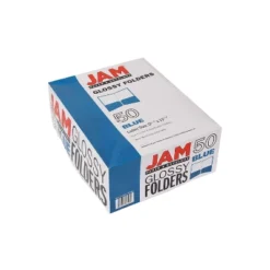 JAM Paper Laminated Two-Pocket Glossy Presentation Folders Blue 385GBUD -Office Supplies GUEST 613ee916 9f87 40bf a7c4 ca7f13b11995