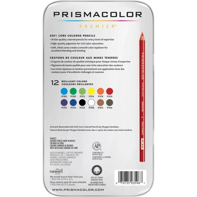 Prismacolor Premier Colored Pencils, Assorted Colors, Set Of 12 1 Prismacolor Premier Colored Pencils, Assorted Colors, Set Of 12