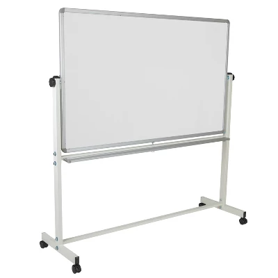 Flash Furniture HERCULES Series Double-Sided Mobile White Board Stand With Pen Tray 12 Flash Furniture HERCULES Series Double-Sided Mobile White Board Stand With Pen Tray - Image 12