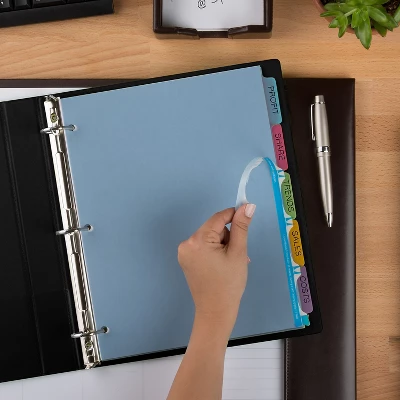 Avery Index Maker Print & Apply Clear Label Plastic Dividers 5-Tab Letter 5 Sets 12452 6 Avery Index Maker Print & Apply Clear Label Plastic Dividers 5-Tab Letter 5 Sets 12452 - Image 6