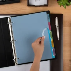 Avery Index Maker Print & Apply Clear Label Plastic Dividers 5-Tab Letter 11452 -Office Supplies GUEST 65e4fcaf 9add 4b86 b479 830b44747724