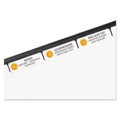 Avery Print & Apply Clear Label Dividers W/White Tabs 5-Tab Letter 5 Sets 11492 -Office Supplies GUEST 6abb304d 585c 4dd1 a598 1f02fbbd3a11