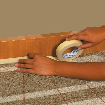 Tape Logic 2400 Masking Tape 5.6 Mil 1" X 60 Yds. Natural 12/Case T935240012PK 2 Tape Logic 2400 Masking Tape 5.6 Mil 1" X 60 Yds. Natural 12/Case T935240012PK - Image 2