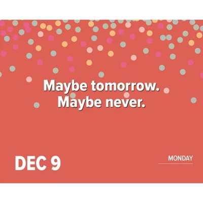 Willow Creek Press 2024 Daily Desk Calendar 5.2"x6.2" Sprinkle Sarcasm Like Confetti 2 Willow Creek Press 2024 Daily Desk Calendar 5.2"x6.2" Sprinkle Sarcasm Like Confetti - Image 2