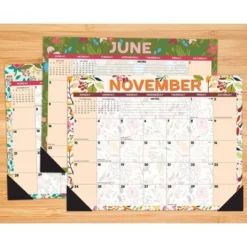 Willow Creek Press 2024 Monthly Planner 22"x17" Spring Floral