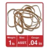 UNIVERSAL Rubber Bands Size 54 Assorted Length Sizes 1lb Pack 00154
