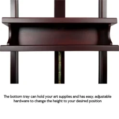 SoHo Urban Artist Wooden H-Frame Studio Easel -Office Supplies GUEST 6e8113bf 606e 452d b2fc f2cf91a44c15