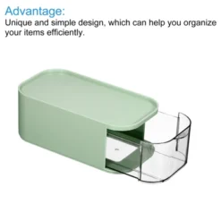 Unique Bargains Desktop Storage Drawer Plastic Stackable Desk Organizer Makeup Brush Stationery Box For Office -Office Supplies GUEST 702d3b00 0652 4c11 89c2 6def28032cfe