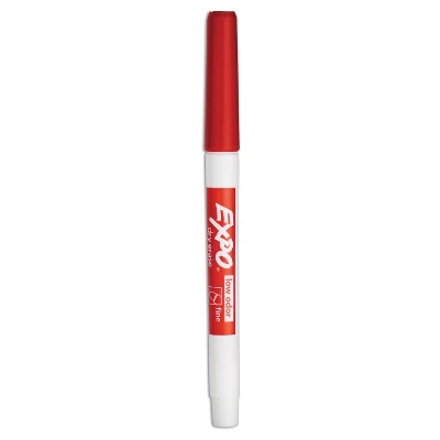 EXPO Low Odor Dry Erase Marker Fine Point Red Dozen 86002 6 EXPO Low Odor Dry Erase Marker Fine Point Red Dozen 86002 - Image 6