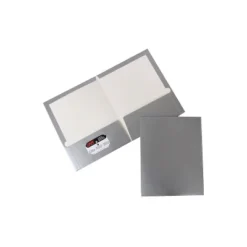 JAM Paper Laminated Two-Pocket Glossy Presentation Folders Silver Bulk 50/Box 385GSIC 15 JAM Paper Laminated Two-Pocket Glossy Presentation Folders Silver Bulk 50/Box 385GSIC -Office Supplies GUEST 738fd77c c846 4af8 9b5d 6d287dc77418