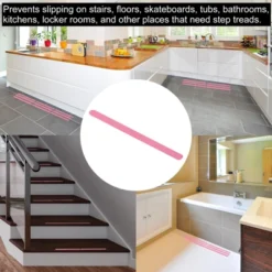 Unique Bargains Non Slip Bathtub Stickers Safety Shower Treads Adhesive Decal Square With Scraper For Stairs Shower Pink 1.25 Ft X 0.79" 7 Unique Bargains Non Slip Bathtub Stickers Safety Shower Treads Adhesive Decal Square With Scraper For Stairs Shower Pink 1.25 Ft X 0.79" -Office Supplies GUEST 7390ac55 2d14 46cc 81ce c01bab9af0b6