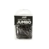 JAM Paper Colored Jumbo Paper Clips Large 2 Inch Grey Paperclips 21830628A